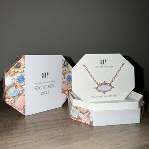 BP Oct Bday Rose Gold Necklace